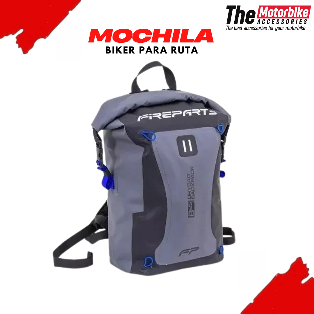 Mochila Biker para ruta impermeable