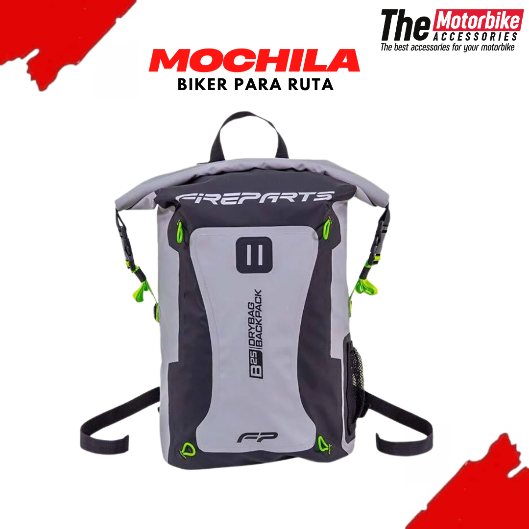 Mochila Biker para ruta impermeable