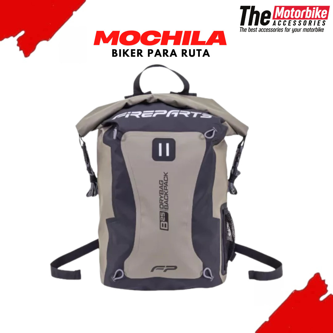 Mochila Biker para ruta impermeable