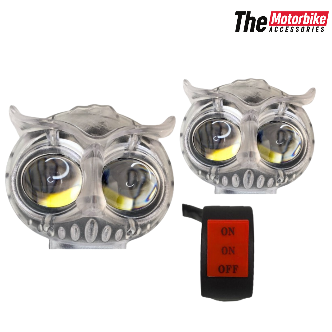 Halogena buho transparente + switch