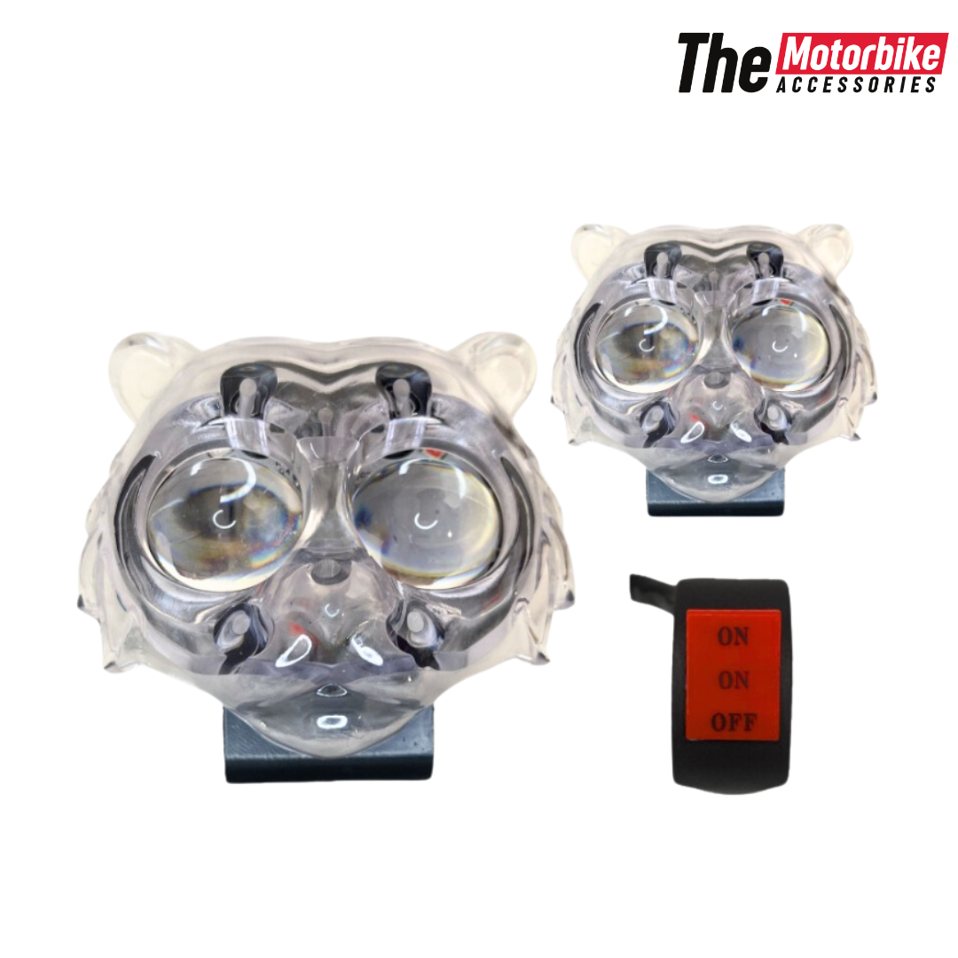 Halogena Tigre transparente + switch