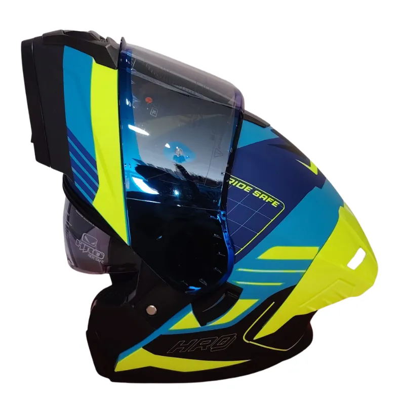 CASCO MODULAR HRO CELESTE AMARILLO