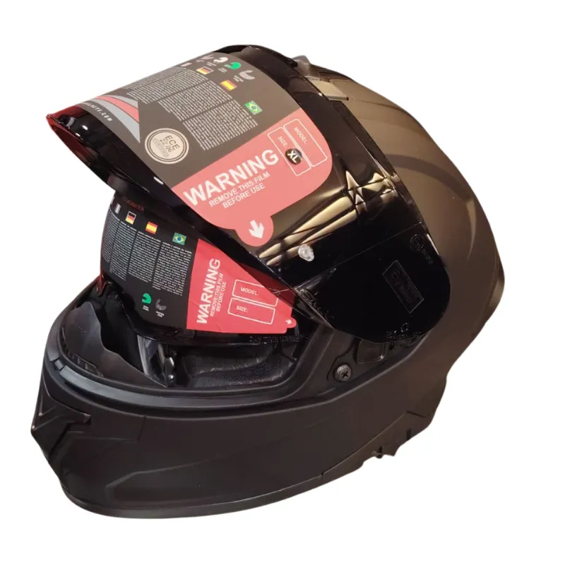 CASCO SMK TYPHOON NEGRO MATTE