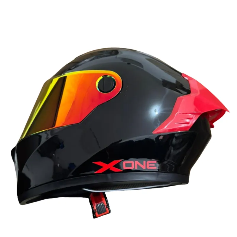 CASCO INTEGRAL X-ONE NEGRO-ROJO