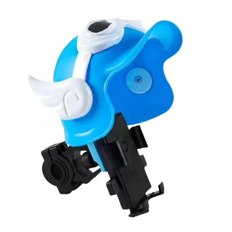 PORTA CELULAR BASE TIMÓN-CASCO CELESTE