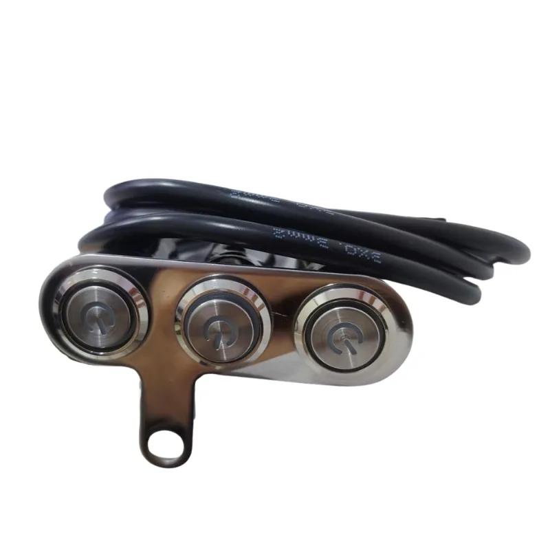 SWITCH METALICO 3 BOTONES
