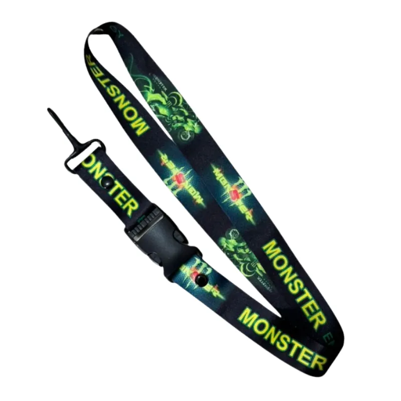 LANYARD LARGO MONSTER VERDE