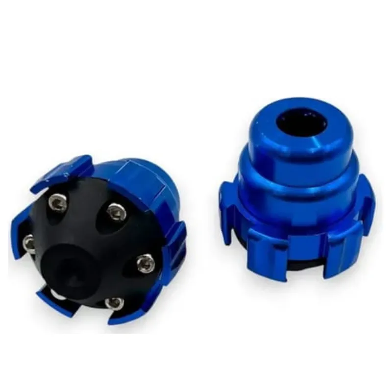 PROTECTOR DE EJE-FLOR-AZUL-NEGRO