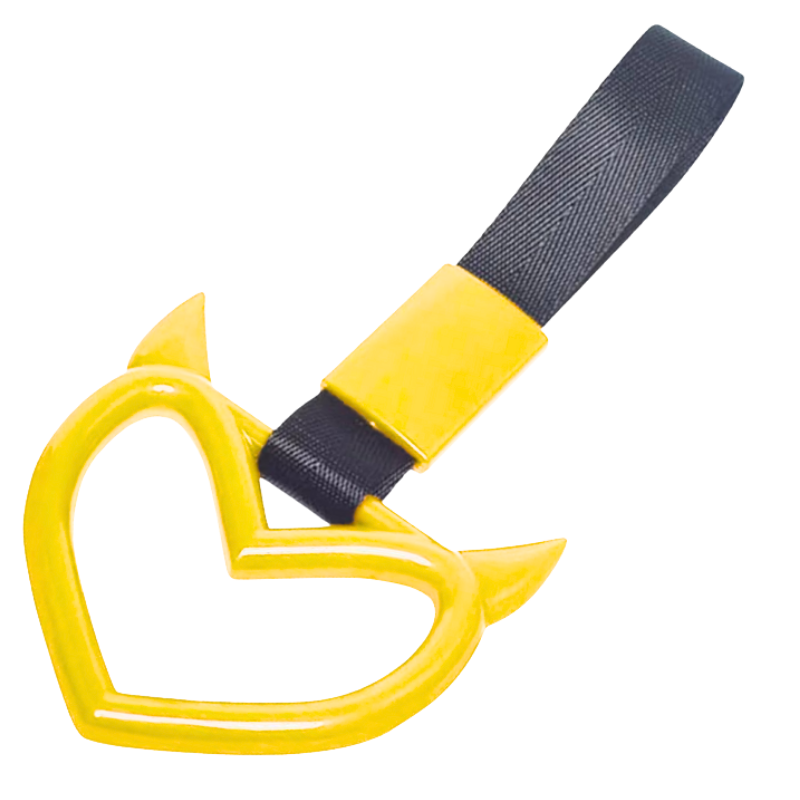 HALADOR CORAZON-CACHO-AMARILLO