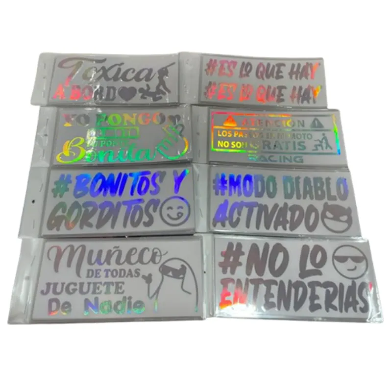 STICKER REFLECTIVO