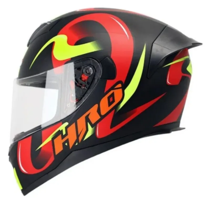CASCO HRO INTEGRAL-ROJO-VERDE