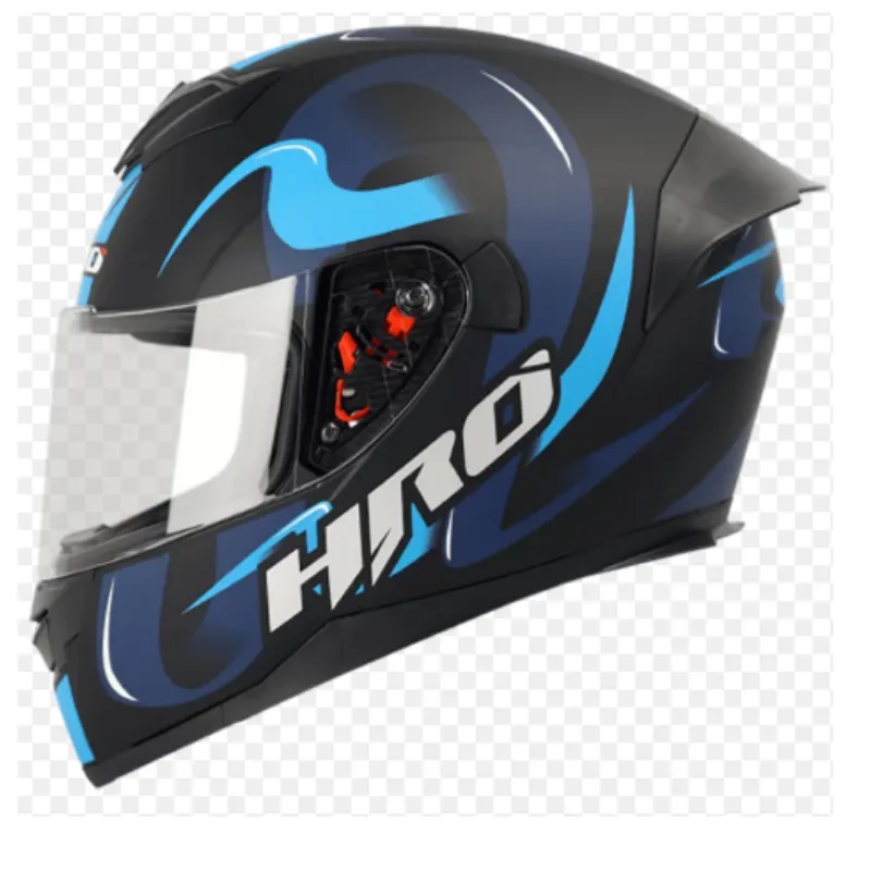 CASCO HRO INTEGRAL-AZUL-NEGRO