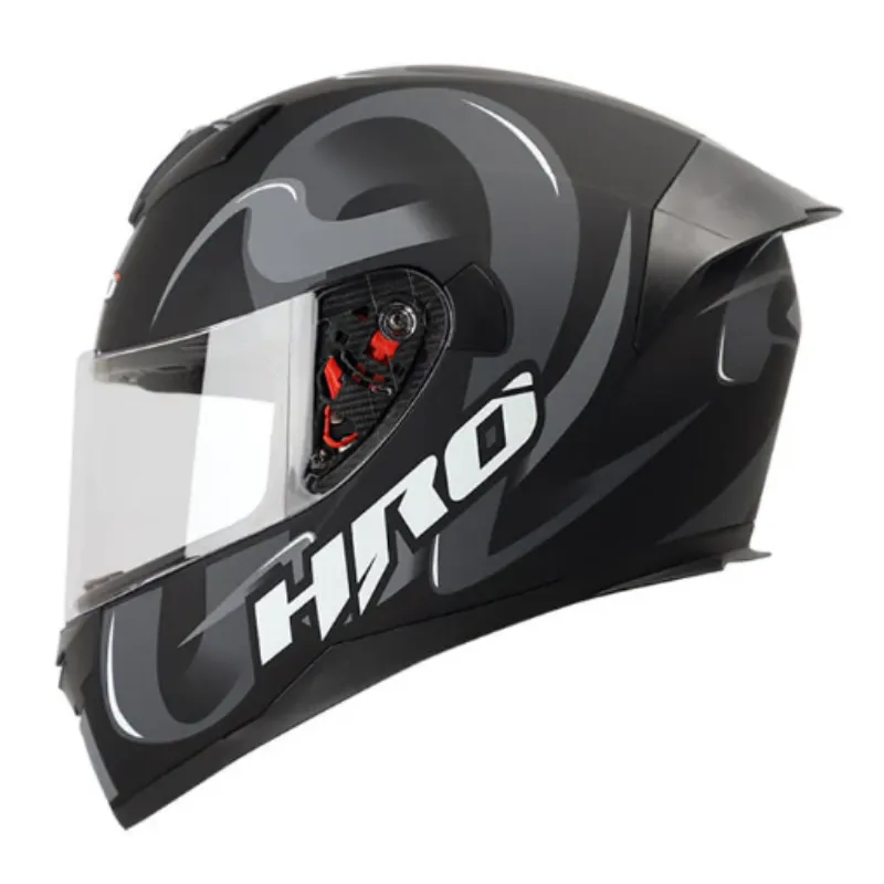 CASCO HRO INTEGRAL-GRIS-NEGRO