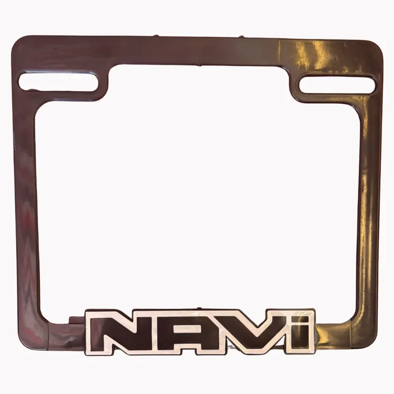 PORTA PLACA PLASTICO NAVI