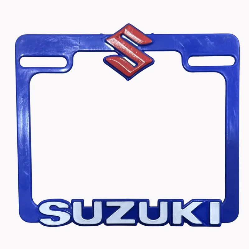 PORTA PLACA PLASTICO SUZUKI AZUL