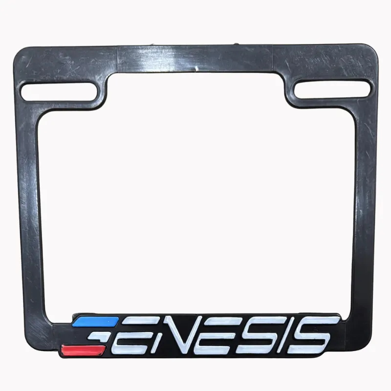 PORTA PLACA PLASTICO GENESIS