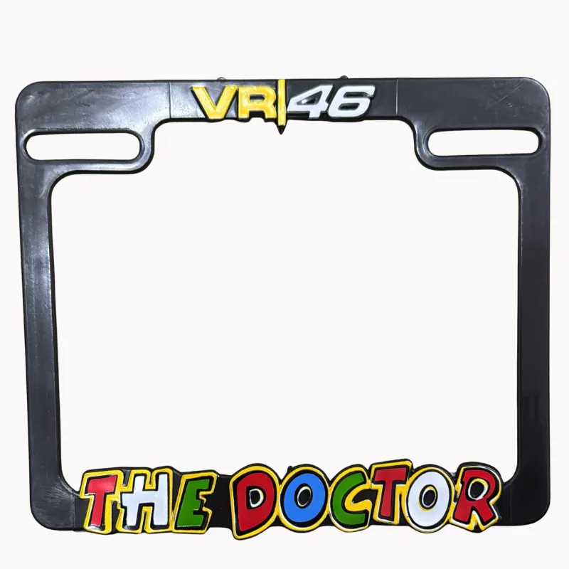 PORTA PLACA PLASTICO THE DOCTOR
