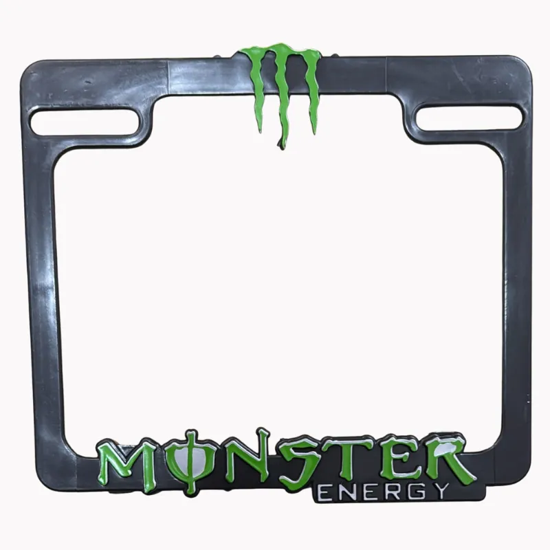 PORTA PLACA PLASTICO MONSTER
