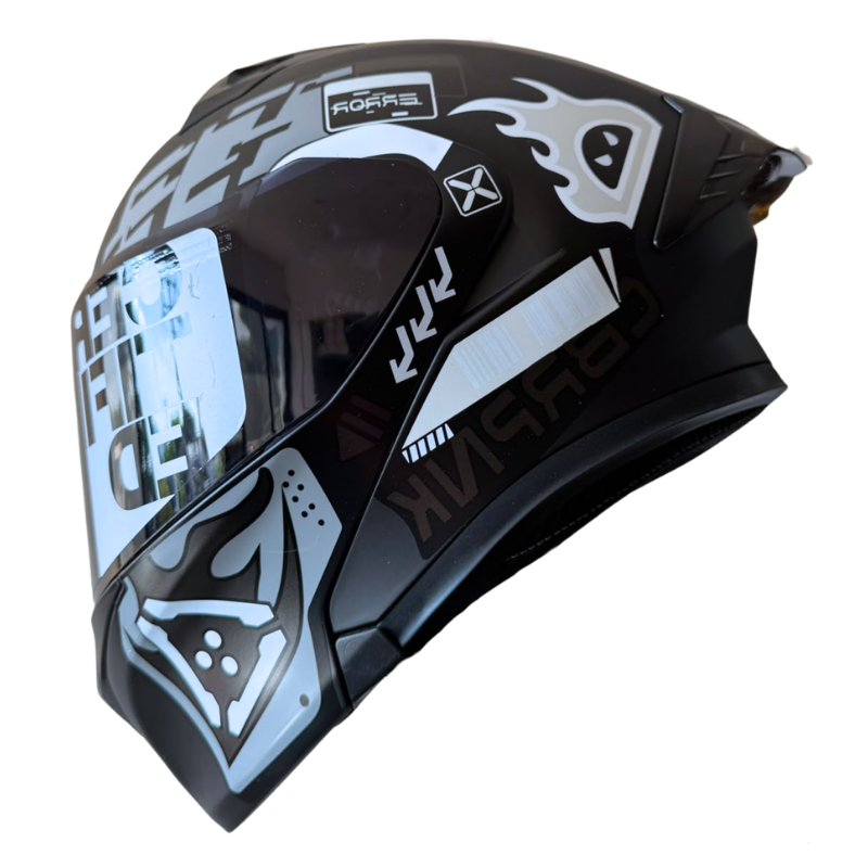 CASCO MODULAR ICH NEGRO BLANCO DISEÑO
