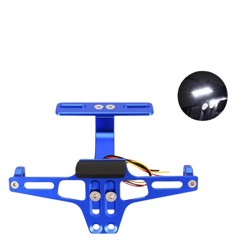 PORTA PLACA RACING CON LUZ
