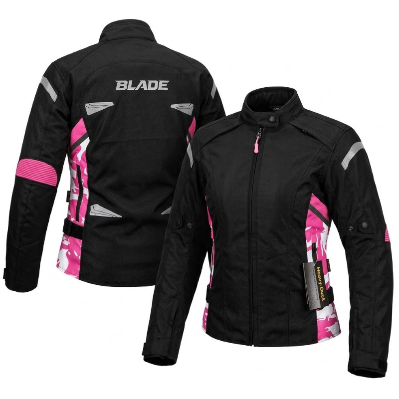 CHAQUETA DE PROTECCION BLADE NEGRO/ROSADO