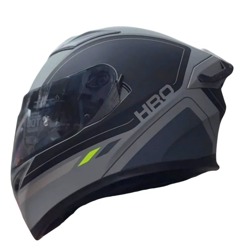 [286789989] CASCO HRO INTEGRAL GRIS VERDE