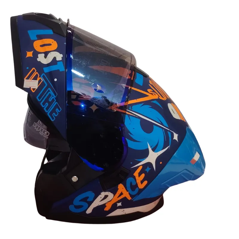 [286789998] CASCO MODULAR HRO DISEÑO AZUL NARANJA