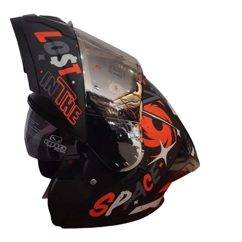 [286789997] CASCO MODULAR HRO DISEÑO NEGRO ROJO