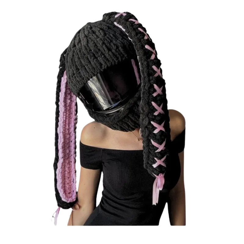 [2024118117263] FUNDA PARA CASCO CONEJO NEGRO